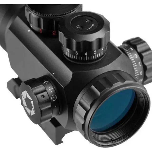Alt view image 16 of 17 - Barska AR-X 1x35mm Multi Reticle Red Green Dot Scope