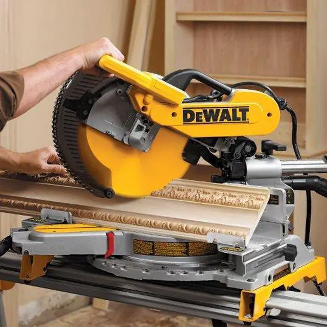 Alt view image 4 of 10 - DeWalt DW7084 Miter Saw Crown Stops
