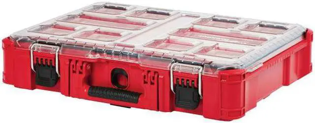 Alt view image 3 of 10 - 48228430 packout, 10 compartment, small parts organizer