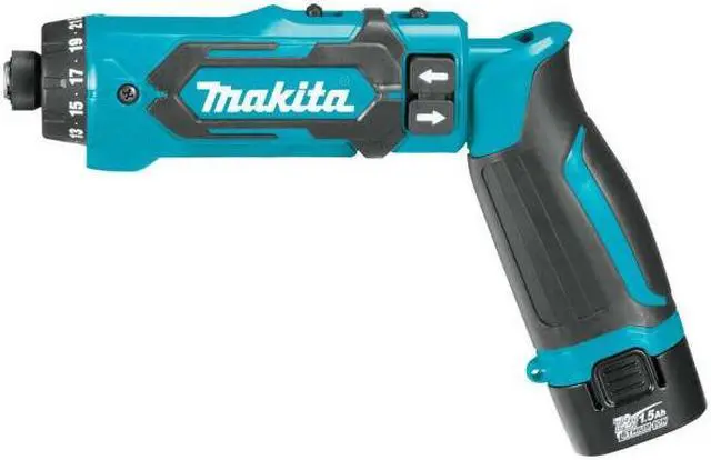 Alt view image 9 of 15 - Makita Li-Ion 1/4" Cordless Drill/Driver Kit, Battery Included DF012DSE