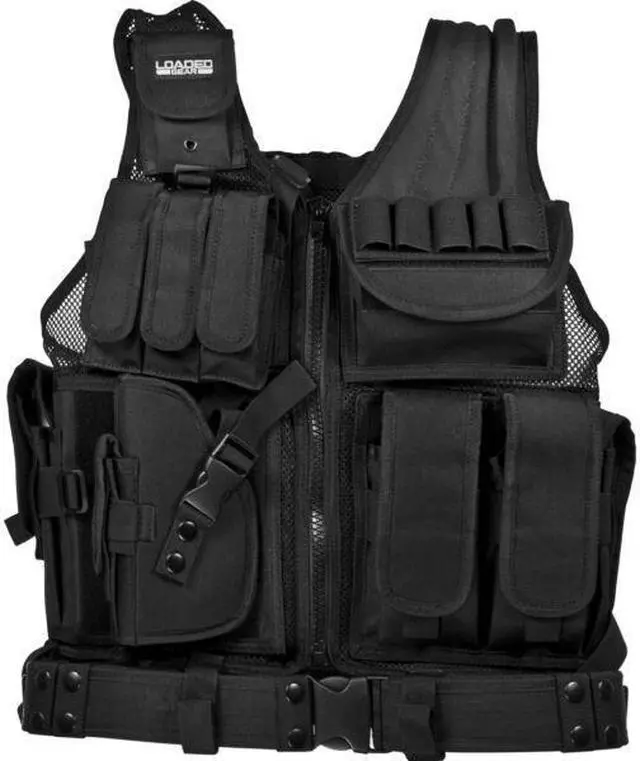 Alt view image 5 of 12 - BARSKA OPTICS BI12154 BARSKA OPTICS BI12154 Loaded Gear VX-200 Tactical Vest,LeftHand