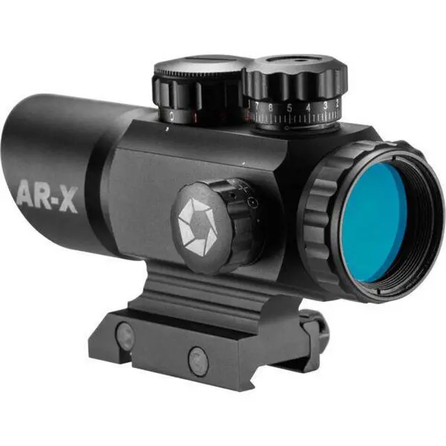 Alt view image 13 of 17 - Barska AR-X 1x35mm Multi Reticle Red Green Dot Scope