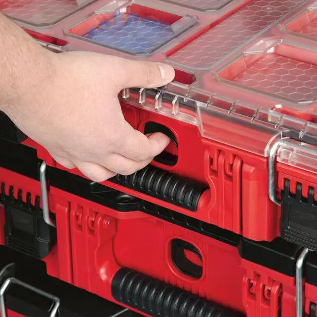 Alt view image 6 of 10 - 48228430 packout, 10 compartment, small parts organizer