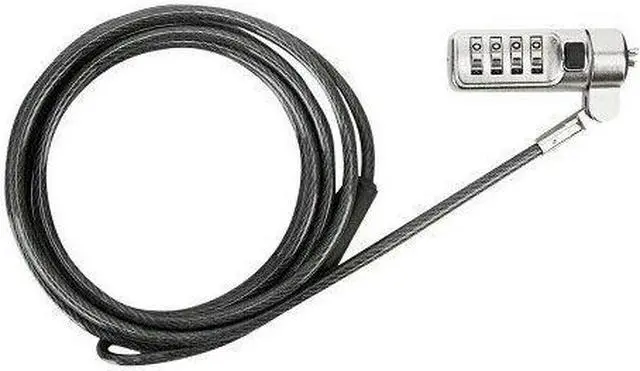 Alt view image 14 of 20 - Targus DEFCON Cable Lock - Resettable - Galvanized Steel - 6.50 ft - For Notebook - ASP66GLX
