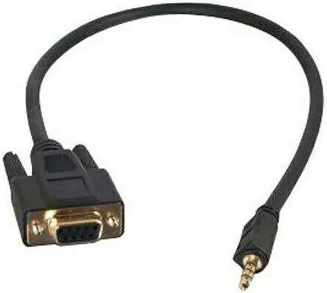 Alt view image 5 of 10 - C2G 02445 1.5FT VELOCITY™ DB9 FEMALE TO 3.5MM MALE ADAPTER CABLE