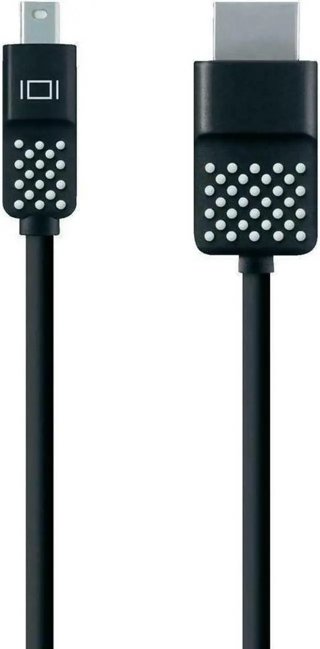 Alt view image 4 of 11 - Belkin F2CD080bt12 Mini Displayport To Hdtv Cable - Video Cable - Displayport / Hdmi - Hdmi (M) To Mini Displayport (M) - 12 Ft - Black - 4K Support