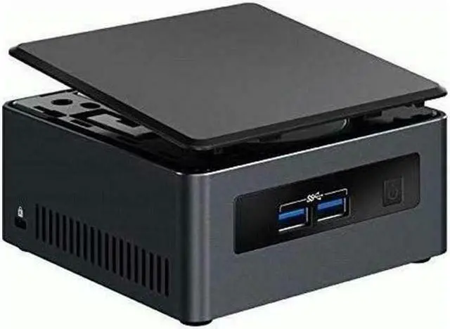 Alt view image 6 of 11 - Intel NUC (Next Unit of Computing) BLKNUC7i3DNH1E Black Mini / Booksize Barebone System