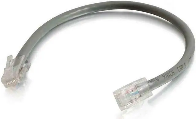 Alt view image 2 of 6 - C2G 00961 Cat6 Cable - Non-Booted Unshielded Ethernet Network Patch Cable, Gray (6 Inches)
