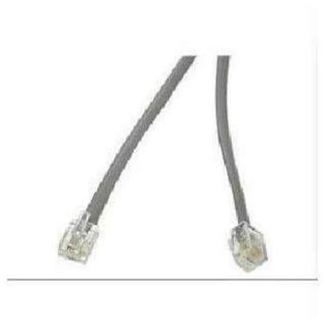 Alt view image 6 of 10 - Cables To Go Model 08115 50 ft. RJ12 6P6C Straight Modular Cable Male to Male