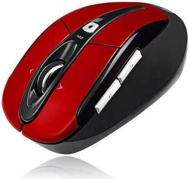 Alt view image 10 of 19 - ADESSO iMouse S60R Red 6 Buttons Tilt Wheel USB RF Wireless Optical Mouse