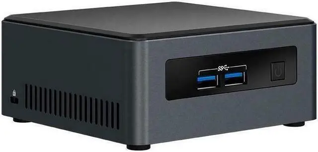 Alt view image 8 of 11 - Intel NUC (Next Unit of Computing) BLKNUC7i3DNH1E Black Mini / Booksize Barebone System