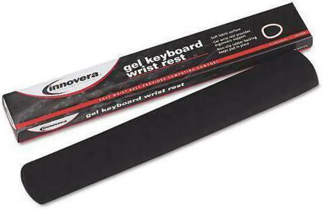 Alt view image 4 of 16 - Innovera IVR50458 Gel Nonskid Keyboard Wrist Rest