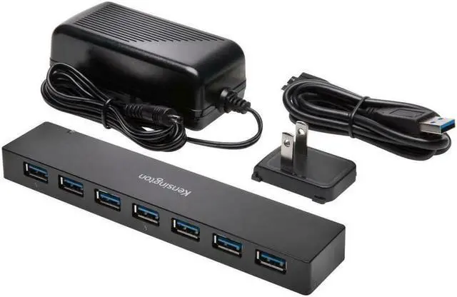 Alt view image 10 of 19 - Kensington K39123AM USB 3.0 7-Port Hub with Charging