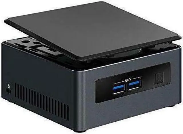 Alt view image 5 of 11 - Intel NUC (Next Unit of Computing) BLKNUC7i3DNH1E Black Mini / Booksize Barebone System