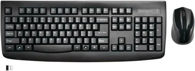 Alt view image 3 of 20 - Kensington K75231US Black USB RF Wireless Standard Keyboard