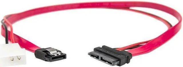 Alt view image 7 of 15 - Rocstor 20in / 50cm Slimline SATA Male to SATA Cable