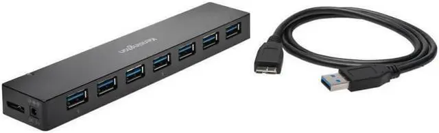 Alt view image 9 of 19 - Kensington K39123AM USB 3.0 7-Port Hub with Charging