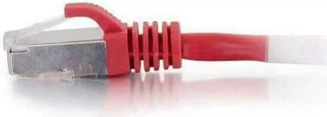 Alt view image 7 of 14 - C2G 00851 Cat6 Cable - Snagless Shielded Ethernet Network Patch Cable, Red (10 Feet, 3.04 Meters)