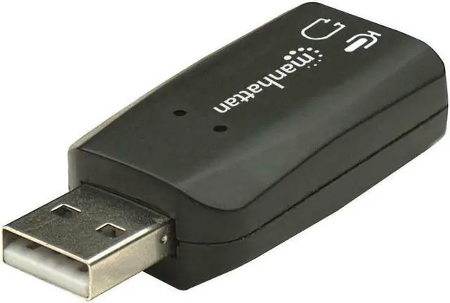 Alt view image 15 of 20 - MANHATTAN HI-SPEED USB 2.0 3-D SOUND ADAPTER IMPROVES AUDIO ACCESS AND PERFORMAN