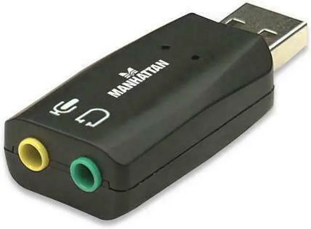 Alt view image 14 of 20 - MANHATTAN HI-SPEED USB 2.0 3-D SOUND ADAPTER IMPROVES AUDIO ACCESS AND PERFORMAN