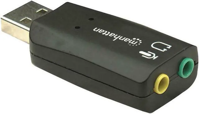 Alt view image 17 of 20 - MANHATTAN HI-SPEED USB 2.0 3-D SOUND ADAPTER IMPROVES AUDIO ACCESS AND PERFORMAN