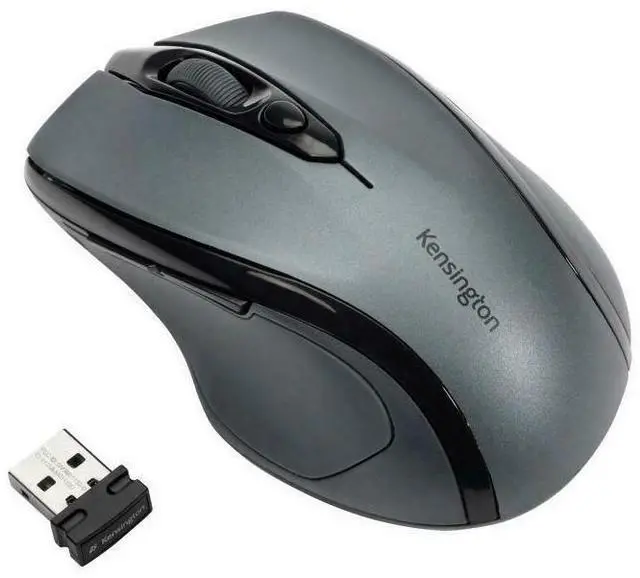 Alt view image 5 of 7 - Kensington Pro Fit Mid-Size Wireless Mouse Graphite Gray
