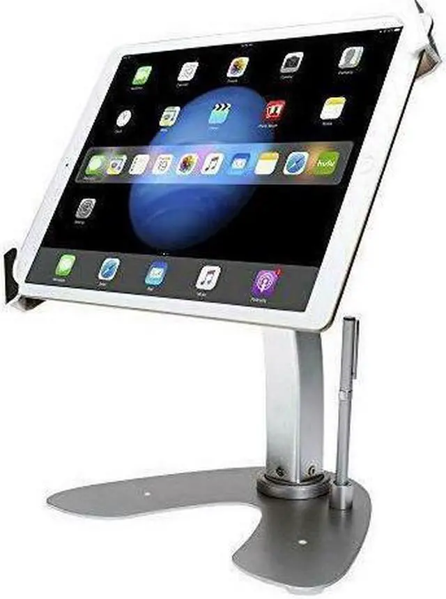 Alt view image 3 of 20 - Cta Digital Universal Dual Security Kiosk With Locking Holder And Anti-Theft Cable For 7-13 Inch Tablets