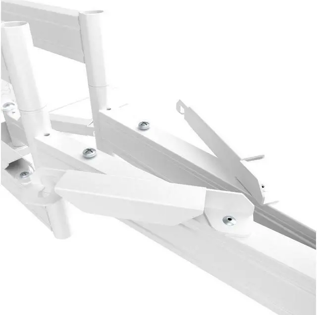 Alt view image 4 of 20 - Kanto PDX650 Articulating Full Motion TV Mount for 37" - 75" TV (White)