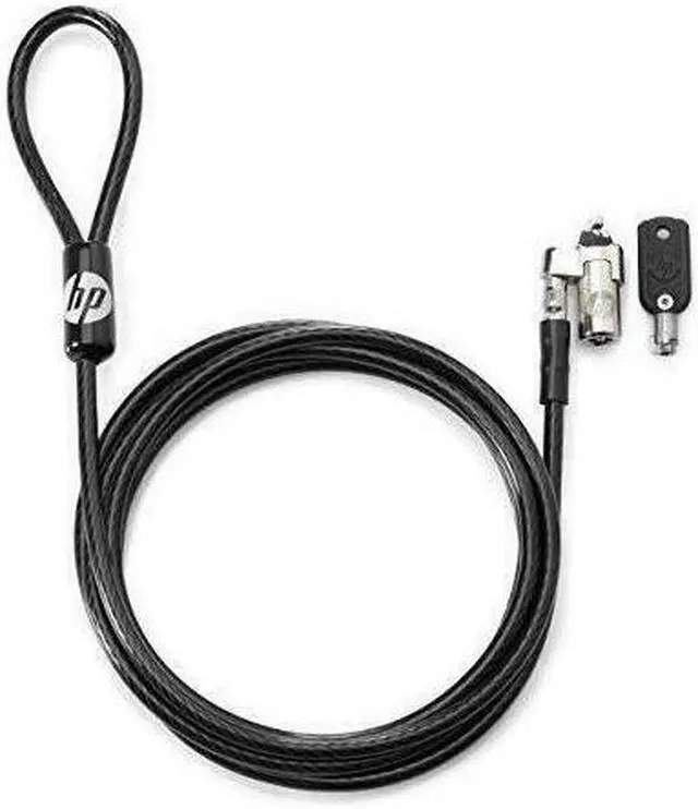 Alt view image 3 of 13 - HP Keyed Cable Lock, 10 mm (T1A62AA)