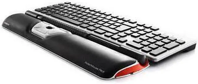 Alt view image 2 of 18 - Contour Design RollerMouse Red RM-RED Rollerbar Mouse Black/Silver
