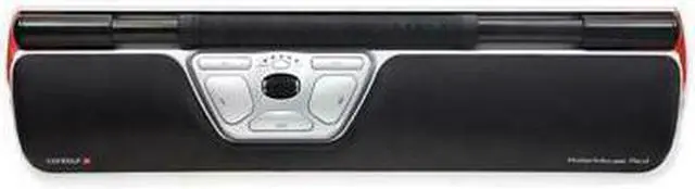 Alt view image 4 of 18 - Contour Design RollerMouse Red RM-RED Rollerbar Mouse Black/Silver