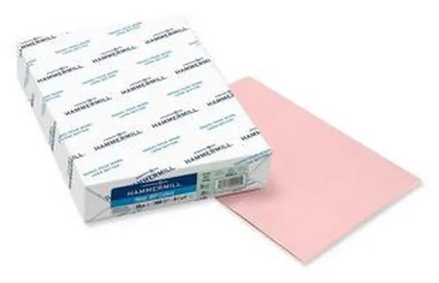 Alt view image 4 of 14 - Hammermill Multipurpose Paper 20lb. 8-1/2"x14" Pink 103390