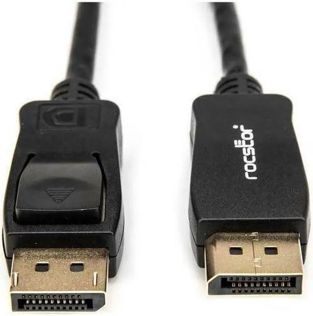 Alt view image 13 of 17 - Rocstor 10ft DisplayPort 1.2 Cable M/M - DP 4k