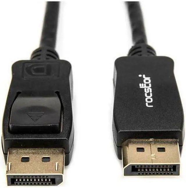 Alt view image 4 of 17 - Rocstor 15ft DisplayPort 1.2 Cable M/M - DP 4k