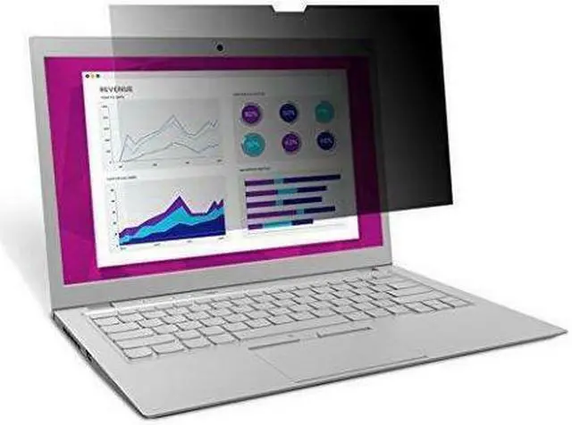 Alt view image 12 of 20 - 3M HC156W9B High Clarity Filter For 15.6 Inch Widescreen Laptop - Notebook Privacy Filter - 15.6 Inch Wide - Black