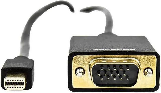 Alt view image 11 of 20 - Rocstor Y10C163-B1 6Ft Mini Displayport To Vga M/M Hd-15 Male Cable Gold Plated