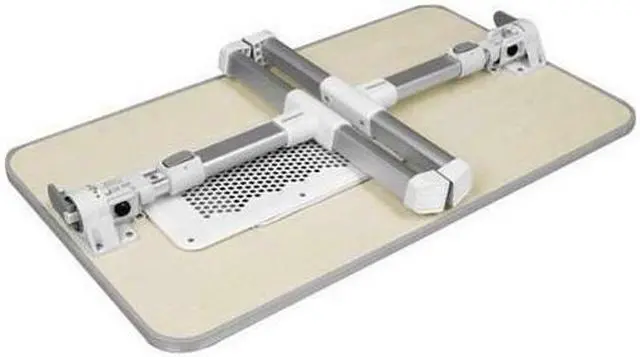 Alt view image 12 of 20 - Aluratek Adjustable Ergonomic Laptop Cooling Table With Fan