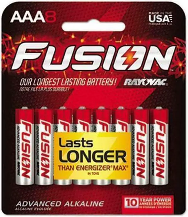 Alt view image 14 of 18 - Rayovac 824-8CTFUS 8-pack AAA Alkaline Batteries