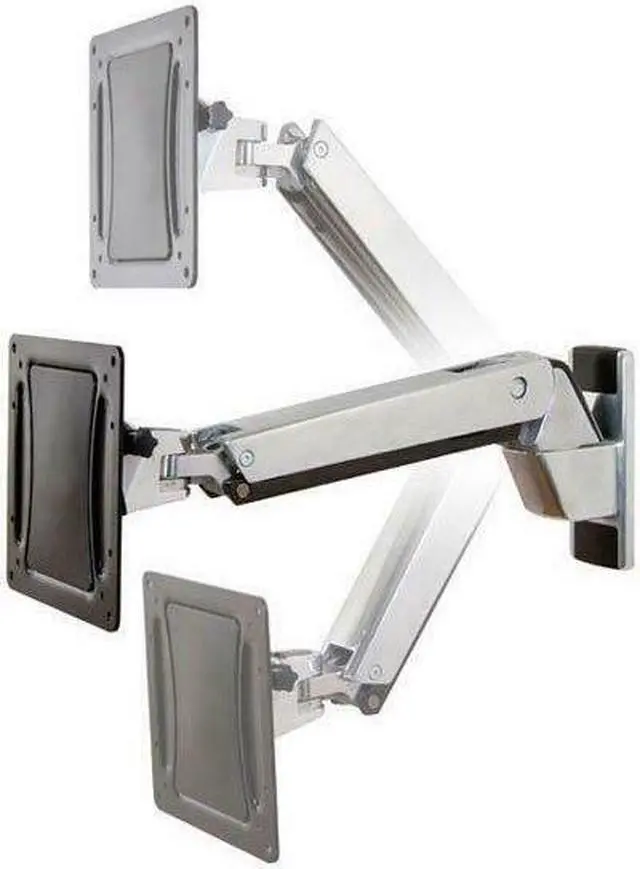 Main image of Ergotron - 45-296-026 - Ergotron Mounting Arm for Flat Panel Display - Polished Aluminum, Black - 30 to 55 Screen