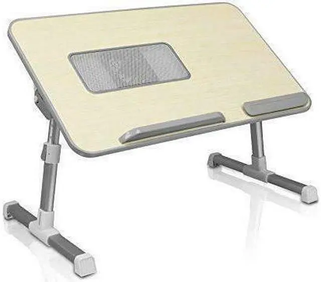 Alt view image 14 of 20 - Aluratek Adjustable Ergonomic Laptop Cooling Table With Fan