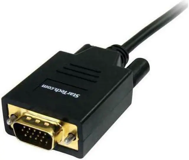 Alt view image 8 of 20 - Rocstor Y10C163-B1 6Ft Mini Displayport To Vga M/M Hd-15 Male Cable Gold Plated