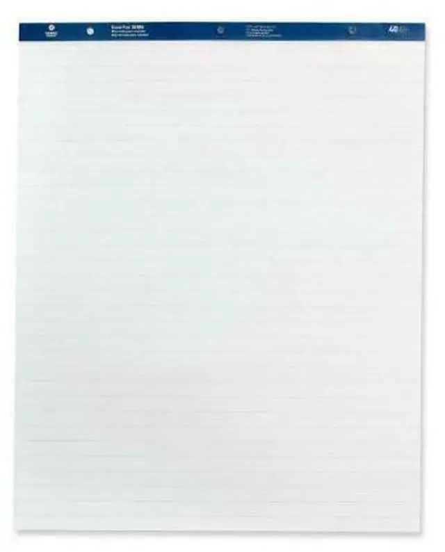Alt view image 4 of 8 - Business Source Easel Pad Ruled 50 Sheets 27"x34" 4/CT White 36586