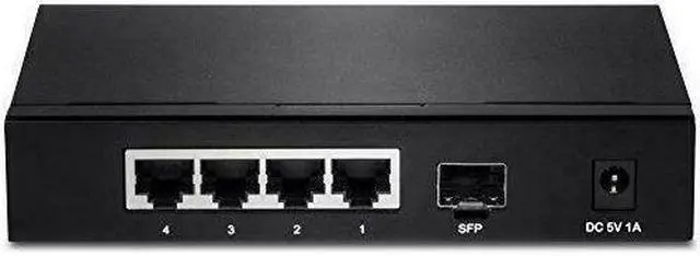 Alt view image 3 of 16 - TRENDNET INC TEG-S51SFP REAR PORT 4-PORT GIGABIT SWITCH WITH SFP SLOT (METAL),LIMITED LIFETIME WARRANTY