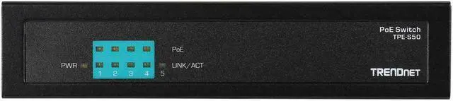 Alt view image 2 of 12 - Trendnet 6-Port Fast Ethernet Poe+ Switch