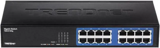 Alt view image 2 of 4 - TRENDNET - BUSINESS CLASS TEG-S16DG GREENNET 16PORT 10/100/1000