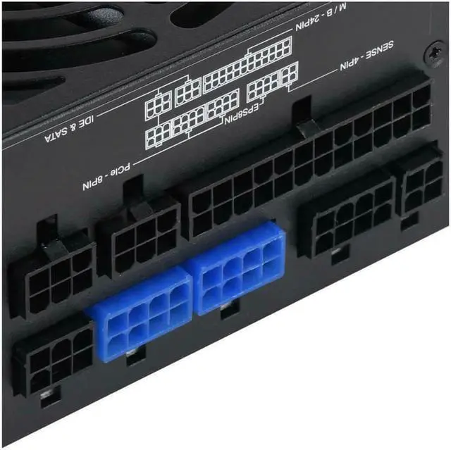 Alt view image 6 of 7 - 500W, SFX form factor, single +12V rails with 41.7A output, Silent 92mmFan with 18dBA, efficiency 80Plus Gold certification, fully modular cable, 2x 6+2pin PCI-E