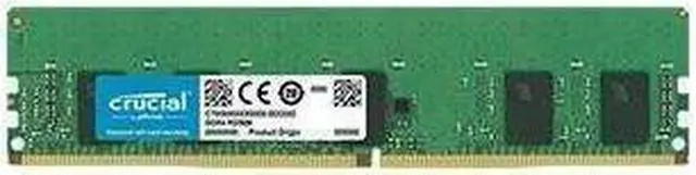 Alt view image 3 of 4 - Crucial 8GB (1x8GB) DDR4 2666MHz 288pin ECC Registered RDIMM Memory Module