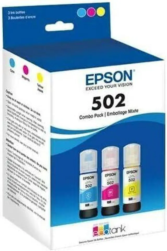 Alt view image 6 of 20 - Epson T502 Multi-Color Ink Cartridges C/M/Y 3-Pack