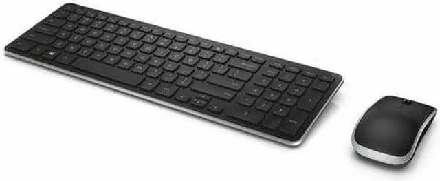 Alt view image 2 of 7 - Dell KM714 Wireless Keyboard And Mouse Combo Dell KM714 Wireless Keyboard and Mouse Combo - USB Wireless RF Keyboard - Tangerine - USB Wireless RF Mouse - 6 Button - Tilt Wheel - Tangerine