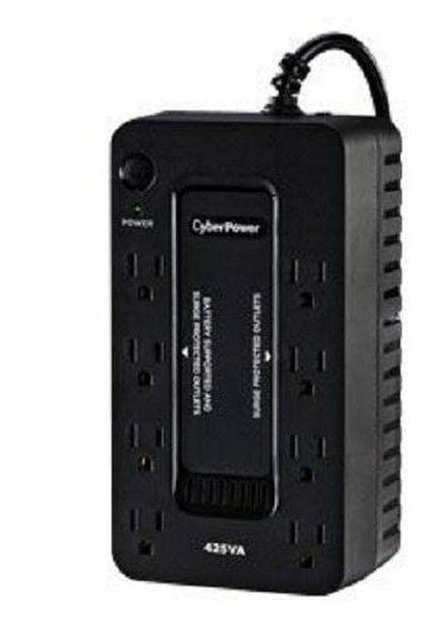 Alt view image 9 of 20 - CyberPower ST425 Standby UPS Systems - 425VA/260W, 120 VAC, NEMA 5-15P, Compact, 8 Outlets